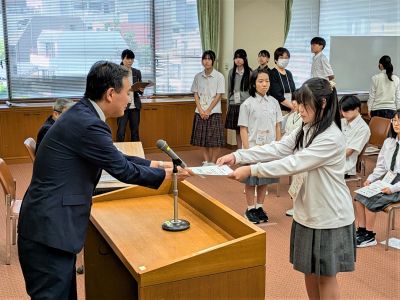 委嘱状交付式・第1回生徒実行委員会を開催しました！